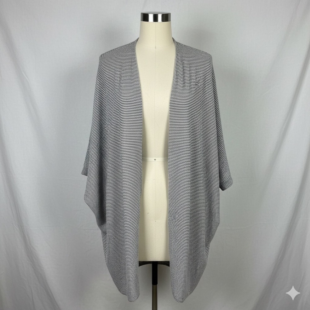 Rolla Coster Women's Small Striped Kimono Cardigan Sweater Duster Oversized USA